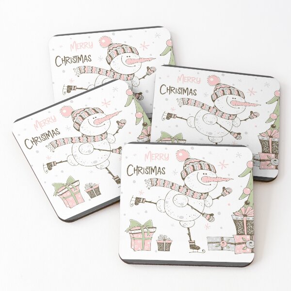 Item preview, Beautiful Doodle Cute Snowman Skating With Gifts Merry Christmas designed and sold by MiscelChr.