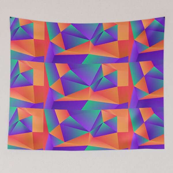 Item preview,  Geometric Design - Orange and Purple designed and sold by Obitez.