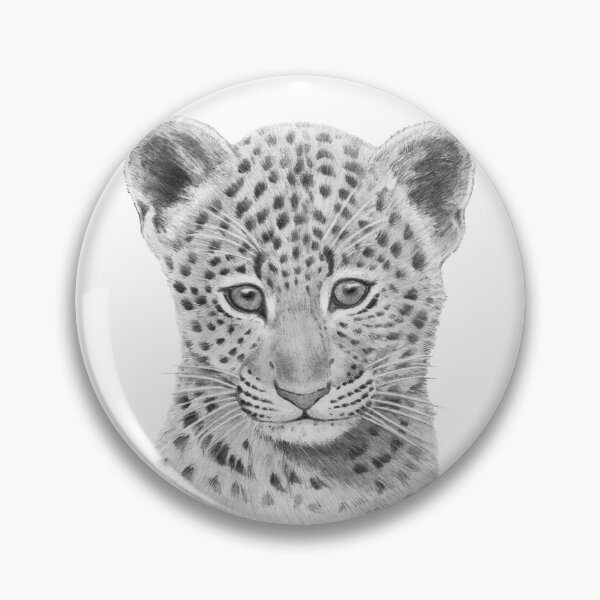 Item preview, Leopard cub portrait designed and sold by Avelyn.