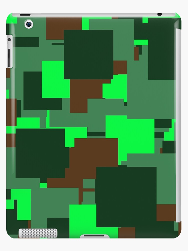 Enderman Grass Block iPad Case & Skin for Sale by qloc