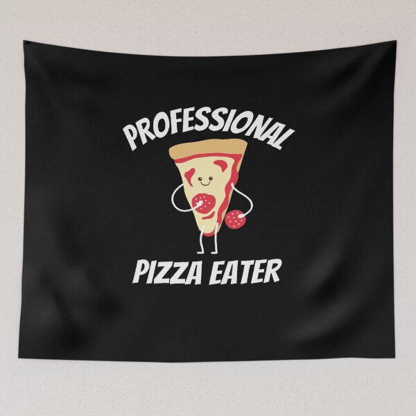 Item preview, Professional Pizza Eater funny pizza designed and sold by Rabbitti.