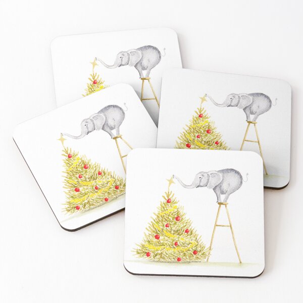 Item preview, Elephant Decorating the Tree designed and sold by Gillian Cross.