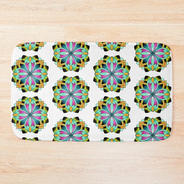 Item preview, Aqua Mandala designed and sold by MadeByJenBlack.