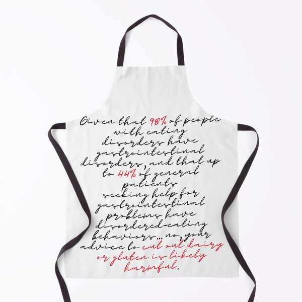 Item preview, Eating Disorder Awareness: Think before you recommend cutting out food groups  designed and sold by jshujules.