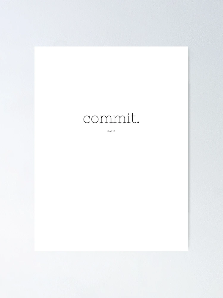 Thumbnail 1 of 3, Poster, commit designed and sold by mayio_studio.