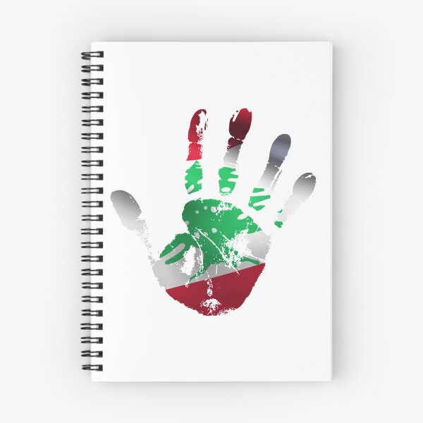 Item preview, LEBANON FLAG HANDPRINT STYLISH DESIGN designed and sold by ArabCorner.