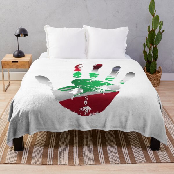 Item preview, LEBANON FLAG HANDPRINT STYLISH DESIGN designed and sold by ArabCorner.