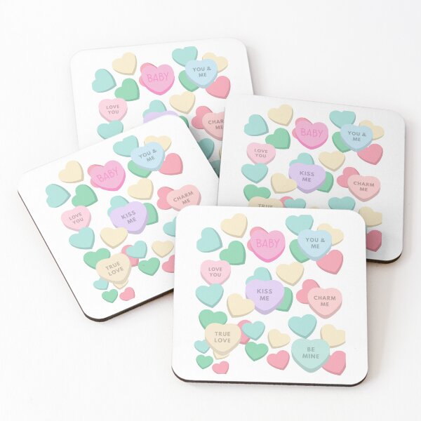Item preview, Loving Hearts-White Background  designed and sold by Trendi61.