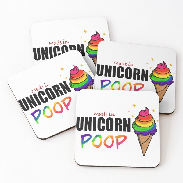 Item preview, Unicorn poop rainbow Ice Cream  designed and sold by Wyntage.
