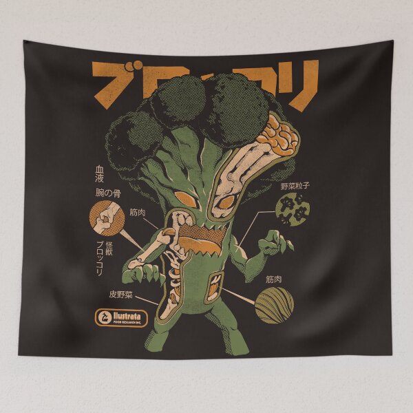 Item preview, Broccozilla X-ray designed and sold by Ilustrata®.