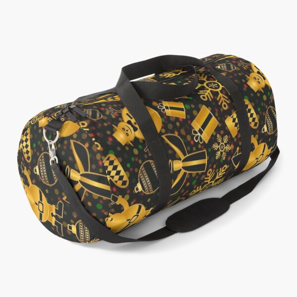 Item preview, Christmas Pattern in Black and Gold designed and sold by stepstogreen.