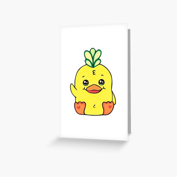 georgie plush pineapple duck