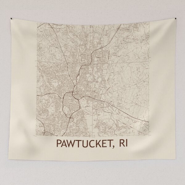Item preview, Pawtucket, RI Quad Topographical Map Vintage designed and sold by PGHPhotoCo.
