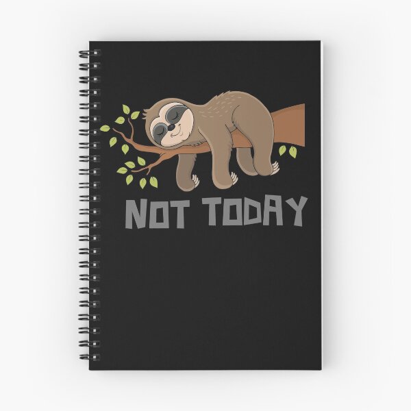 Item preview, Sloth Not Today, Funny Lazy Sloth  designed and sold by Chic Threads Shop.