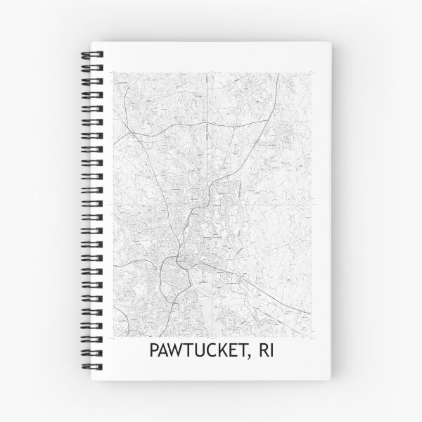 Item preview, Pawtucket, RI Quad Topographical Map Black & White designed and sold by PGHPhotoCo.