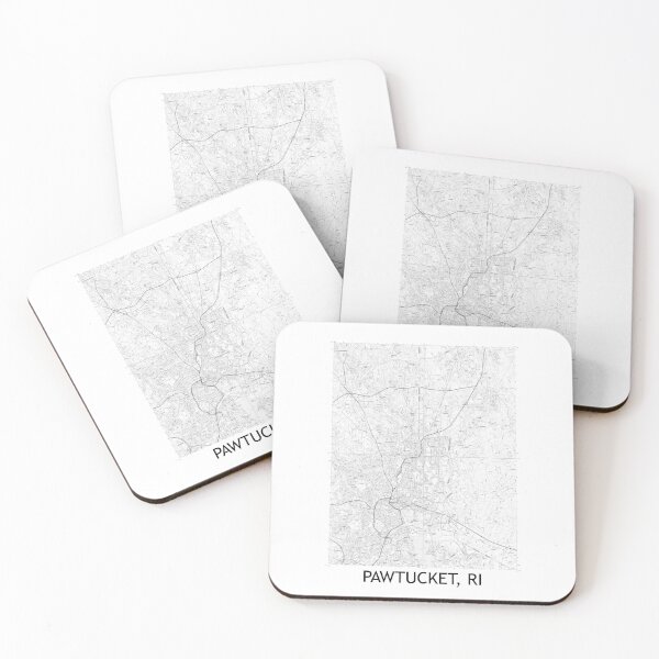 Item preview, Pawtucket, RI Quad Topographical Map Black & White designed and sold by PGHPhotoCo.
