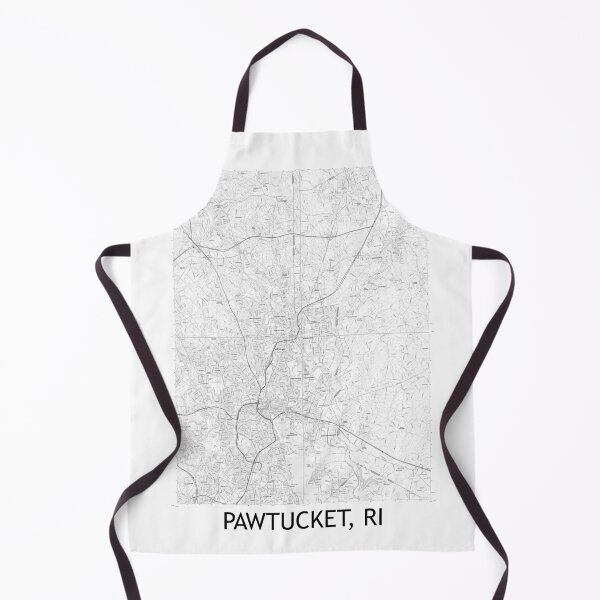Item preview, Pawtucket, RI Quad Topographical Map Black & White designed and sold by PGHPhotoCo.