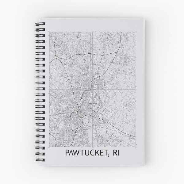 Item preview, Pawtucket, RI Quad Topographical Map Grey designed and sold by PGHPhotoCo.