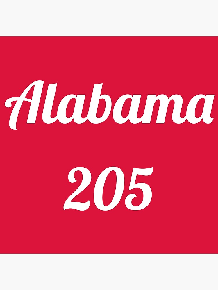 area-code-collection-alabama-poster-for-sale-by-nicky868-redbubble