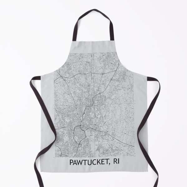 Item preview, Pawtucket, RI Quad Topographical Map Grey designed and sold by PGHPhotoCo.