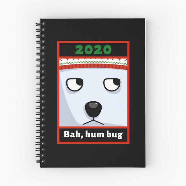 Item preview, 2020 Funny Christmas Holiday Bah Hum Bug Humor navideño Oso polar designed and sold by Dazzlecat.