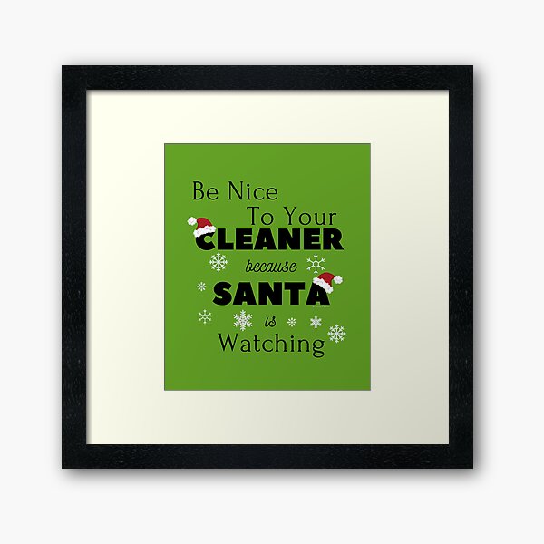 Item preview, Be Nice To Your Cleaner  Funny Cleaning lady fun by Savvy Cleaner designed and sold by SavvyCleaner.