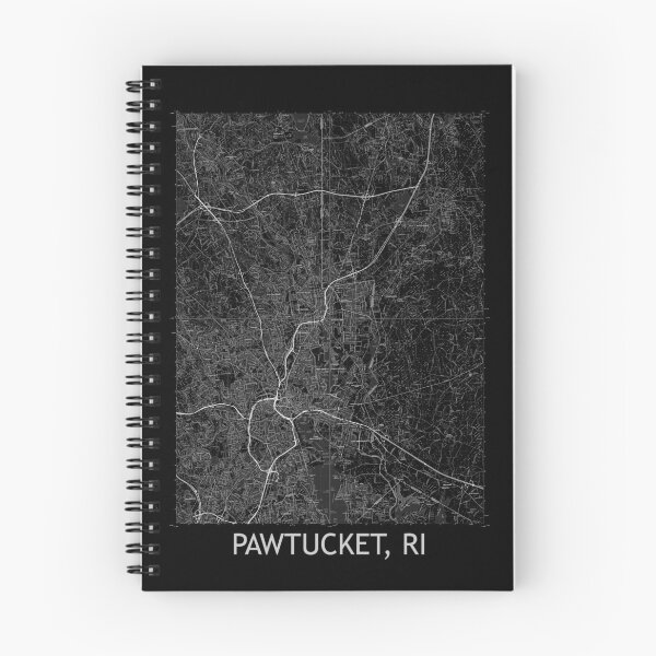 Item preview, Pawtucket, RI Quad Topographical Map Black designed and sold by PGHPhotoCo.