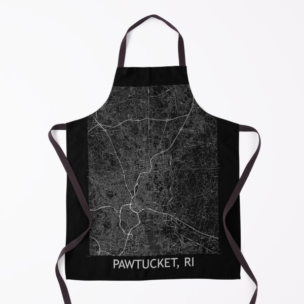 Item preview, Pawtucket, RI Quad Topographical Map Black designed and sold by PGHPhotoCo.