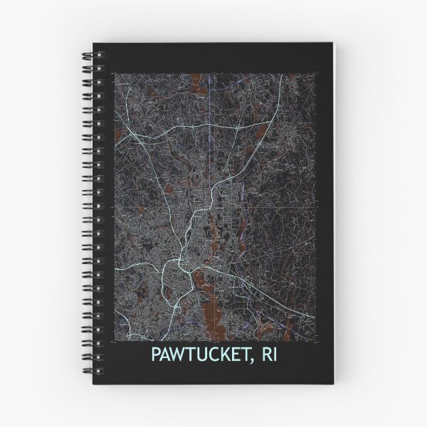 Item preview, Pawtucket, RI Quad Topographical Map Dark designed and sold by PGHPhotoCo.
