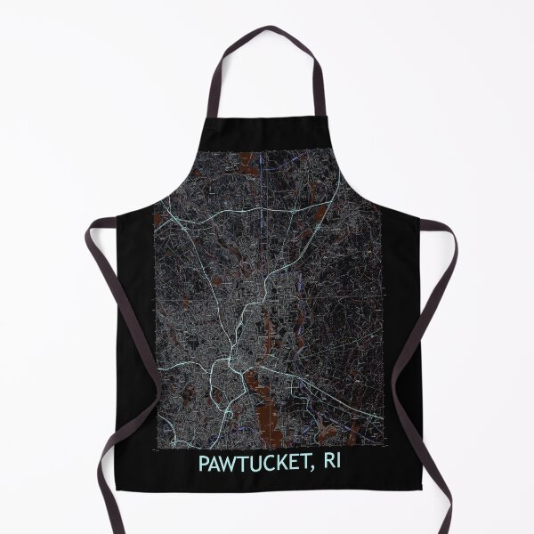 Item preview, Pawtucket, RI Quad Topographical Map Dark designed and sold by PGHPhotoCo.