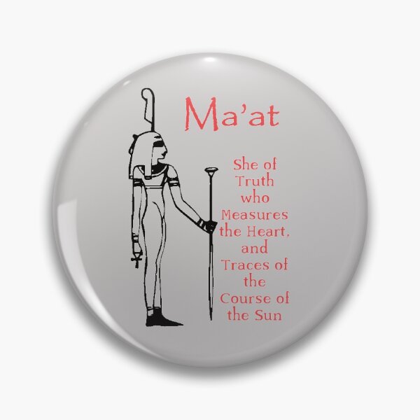 Item preview, Ma'at, Egyptian Goddess of Justice & Truth designed and sold by Prints4Pagans.