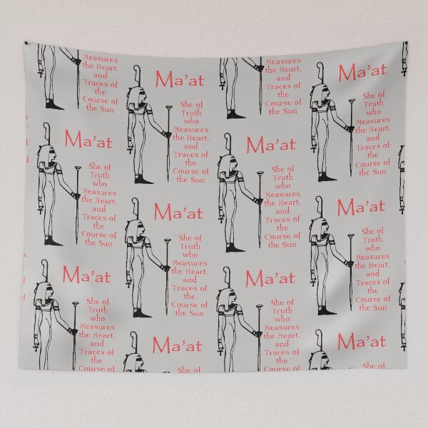 Item preview, Ma'at, Egyptian Goddess of Justice & Truth designed and sold by Prints4Pagans.