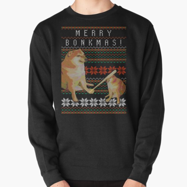 Artikel-Vorschau von Bonkmas Cheems Doge Hässlicher Weihnachtspullover, designt und verkauft von VladaWhat.