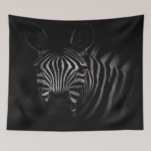 Item preview, African Zebra in Darkness designed and sold by Alladin7.