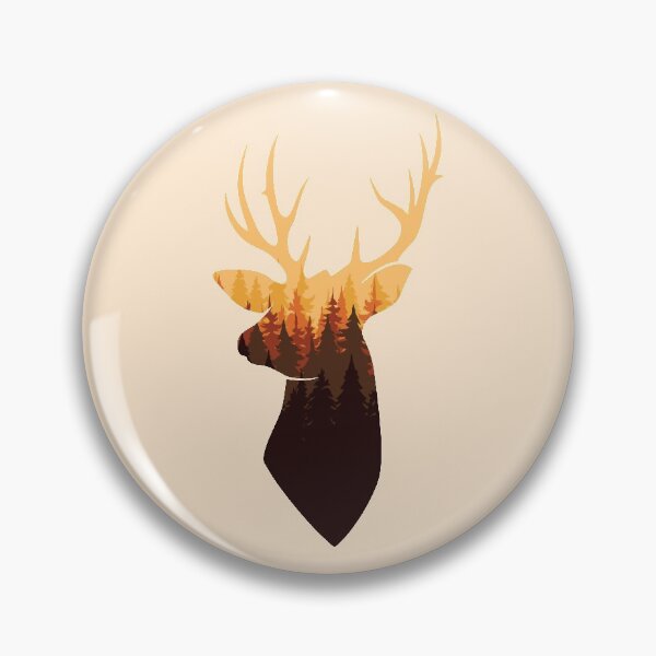 Item preview, Deer Deep Forest Mountain  designed and sold by Pridish.