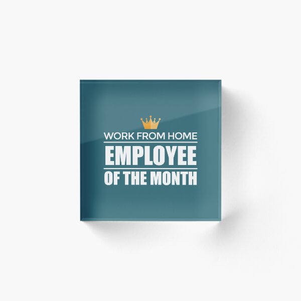 Item preview, Work From Home Employee Of The Month | Funny designed and sold by Minimalwiz.