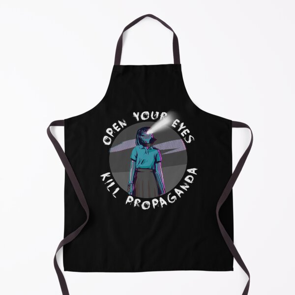 Item preview, Open Your Eyes, Kill Propaganda Blue – Mass Media Resistance designed and sold by The Green Corner.