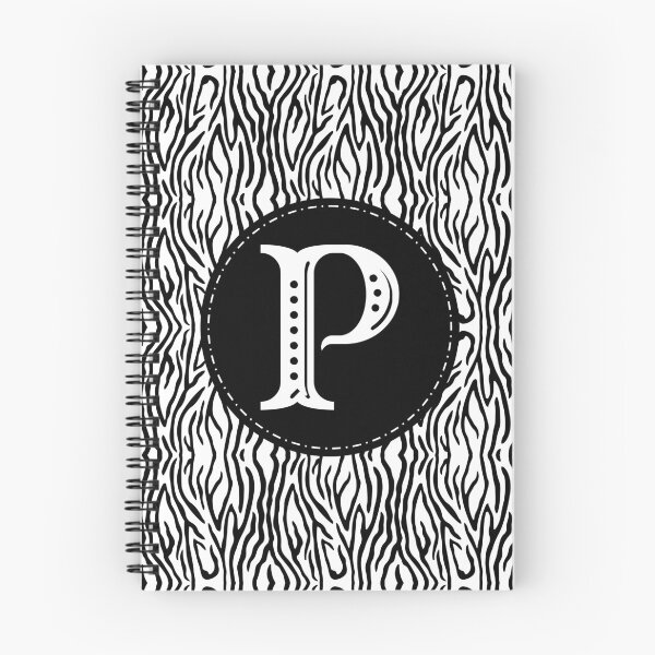 Item preview, Zebra Monogram Letter P designed and sold by MarkTees.