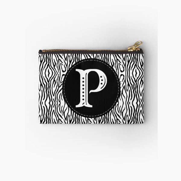 Item preview, Zebra Monogram Letter P designed and sold by MarkTees.