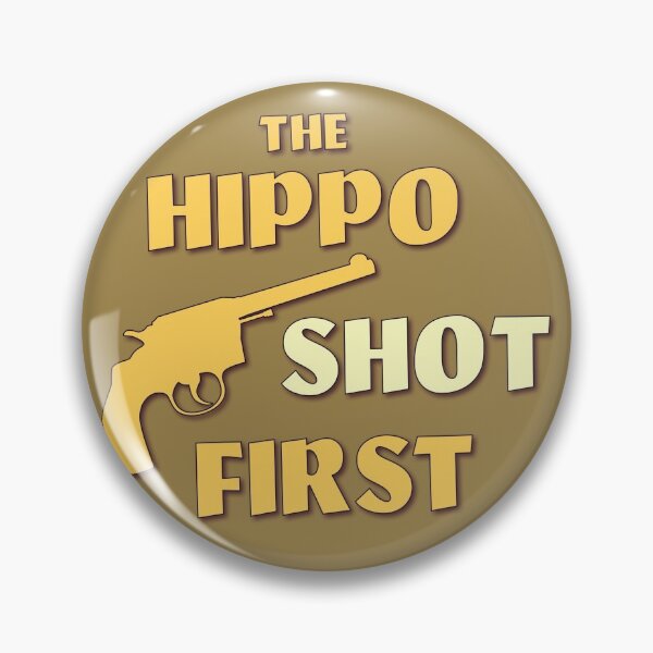 Item preview, The Hippo Shot First designed and sold by Bamboo Zombie Cult.