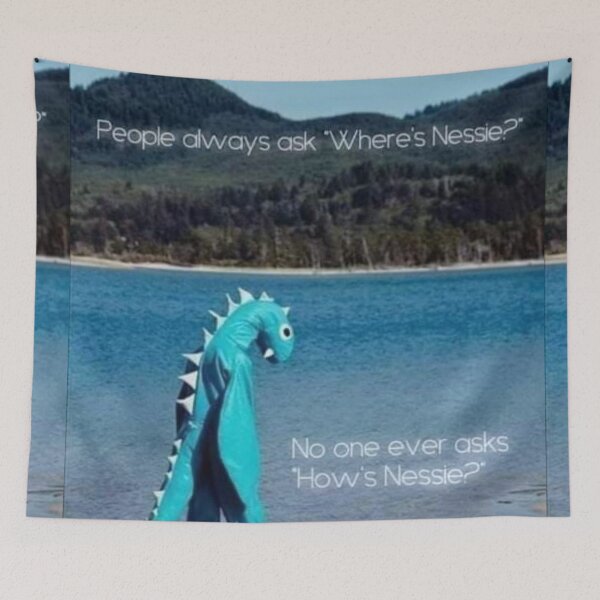 Artikelvorschau, Wie geht es Nessie? entworfen und verkauft von aj4787.