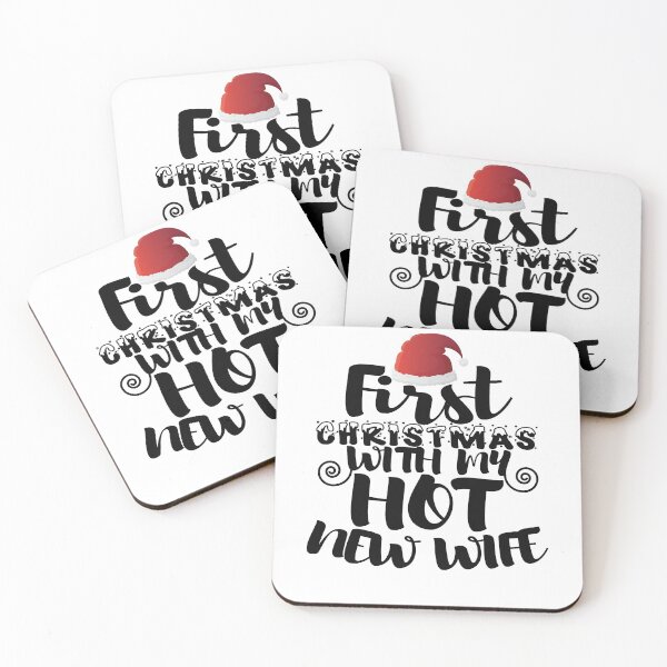 Item preview, First Christmas With My Hot New Wife designed and sold by VibeCraft Design.
