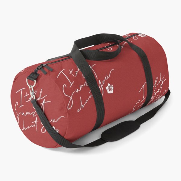 I told sunset about you Duffle Bag