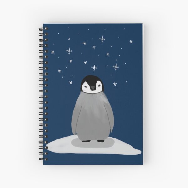 Happy Little Penguin Spiral Notebook