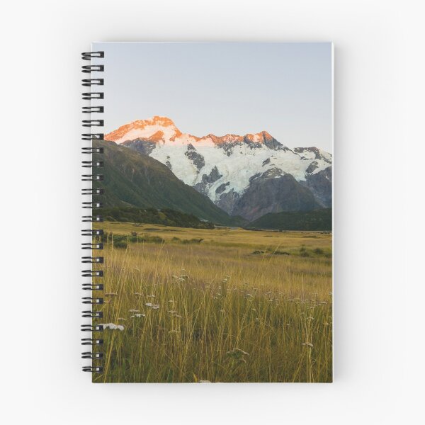 Item preview, Mount Cook National Park at daybreak as rising sun strikes peaks of surrounding mountains designed and sold by Brian Scantlebury.