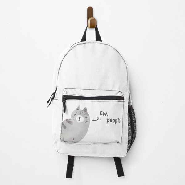 Item preview, Ew People - Funny Grey Cat - Gray Cat designed and sold by mydoodlesateme.