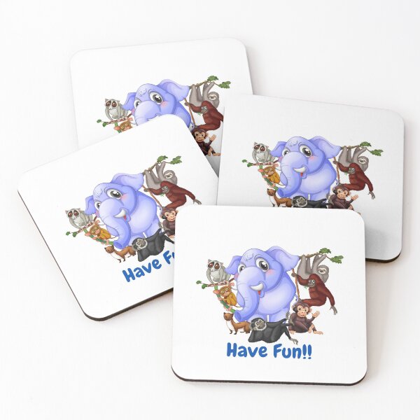 Item preview, Elephant and Mokeys designed and sold by Afrigraphix.