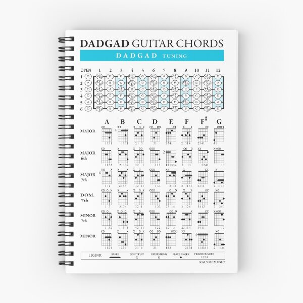 Item preview, DADGAD Guitar Chords designed and sold by Kalymi.