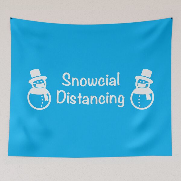 Item preview, Snowcial Distancing designed and sold by Art by s2ray.