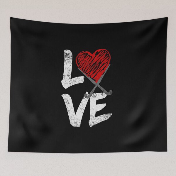 Item preview, Field Hockey Lover player I love Hockey girl gift designed and sold by Kalli-design.